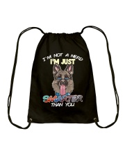 German Shepherd Dog I'm Not A Nerd Drawstring Bag tile
