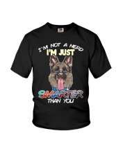 German Shepherd Dog I'm Not A Nerd Youth T-Shirt tile
