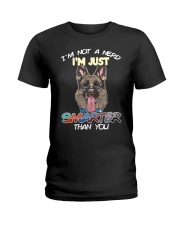 German Shepherd Dog I'm Not A Nerd Ladies T-Shirt tile