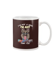 German Shepherd Dog I'm Not A Nerd Mug tile
