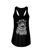 Pug Dog 040220-10 Ladies Flowy Tank tile