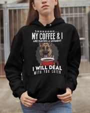 German Shepherd Dog My Coffee Hooded Sweatshirt apparel-hooded-sweatshirt-lifestyle-07