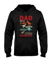 Father Dad Dinosaur Hooded Sweatshirt front