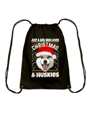 Husky Dog Siberian Husky Dog Christmas 1 Drawstring Bag tile