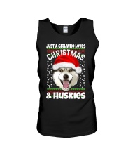Husky Dog Siberian Husky Dog Christmas 1 Unisex Tank tile