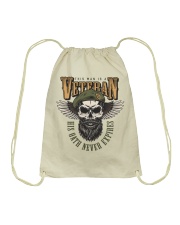 Veteran His Oath Never Expires 1 Drawstring Bag tile