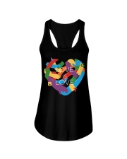 LGBT Love Is Love 2 Ladies Flowy Tank tile