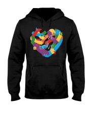 LGBT Love Is Love 2 Hooded Sweatshirt front