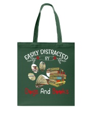 Book Easily Distracted By Dogs And Books 1 Tote Bag tile
