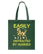 Husky Dog Easily Distracted By Huskies Tote Bag tile