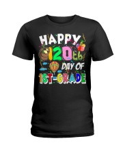 Sloth Happy 120th Day Of First Grade Sloth Ladies T-Shirt tile