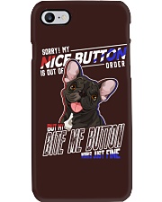 Bulldog Dog Nice Button Phone Case tile
