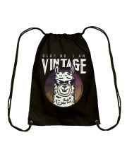 Llama I Am Vintage Drawstring Bag tile