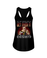 Tattoo Get Over It Ladies Flowy Tank tile