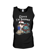 Book Sorry I'm Booked Nurse Unisex Tank tile