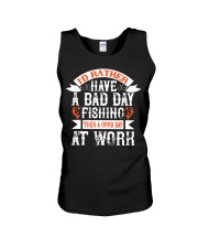 Father I'd Rather Have A Bad Day Fishing Unisex Tank tile
