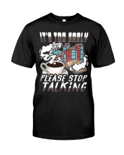 Book It's Too Early Please Stop Talking Classic T-Shirt tile