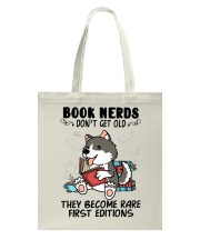 Husky Dog Book Nerds Tote Bag tile