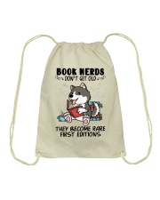 Husky Dog Book Nerds Drawstring Bag tile