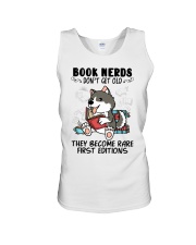 Husky Dog Book Nerds Unisex Tank tile