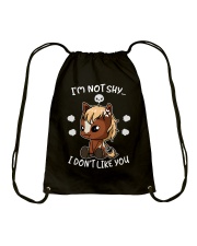 Horse I'm Not Shy I Don't Like You Drawstring Bag tile