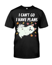 Samoyed Dog I Can't Go I Have Plans Classic T-Shirt tile