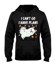 Samoyed Dog I Can't Go I Have Plans Hooded Sweatshirt front