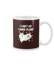 Samoyed Dog I Can't Go I Have Plans Mug tile