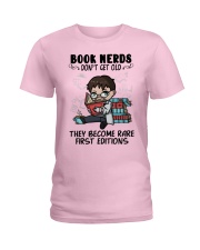 Teacher Book Nerds Don't Get Old 1 Ladies T-Shirt tile