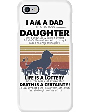 Father I Am A Dad Daughter Life Is A Lottery Phone Case tile