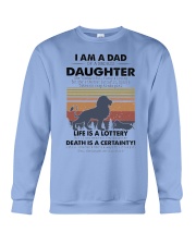 Father I Am A Dad Daughter Life Is A Lottery Crewneck Sweatshirt tile