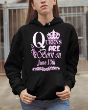 June Queens Are Born On June 13th Hooded Sweatshirt apparel-hooded-sweatshirt-lifestyle-07