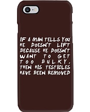 Gym If A Man Tells You He Doesn't Lift Phone Case tile