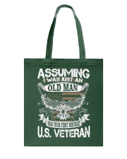 Veteran American Veteran Old Man Tote Bag tile