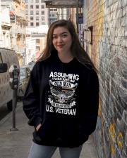 Veteran American Veteran Old Man Hooded Sweatshirt lifestyle-unisex-hoodie-front-1