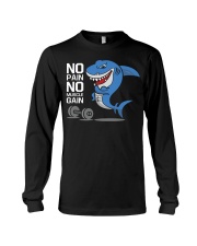 Gym No Pain No Muscle Gain Long Sleeve Tee tile