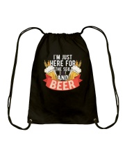 Beer I'm Just Here For The Sex And Beer Drawstring Bag tile