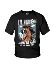 Horse I'm Multitasking Youth T-Shirt tile
