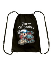 Book Sorry I'm Booked Mechanic Drawstring Bag tile