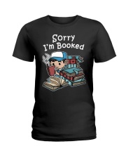 Book Sorry I'm Booked Mechanic Ladies T-Shirt tile