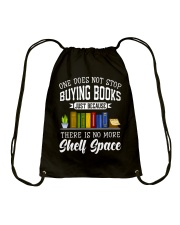Book One Doesn't Stop Bying Books Drawstring Bag tile