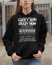 Mother I'm A Lucky Son Because I Have A Crazy Mom Hooded Sweatshirt apparel-hooded-sweatshirt-lifestyle-07