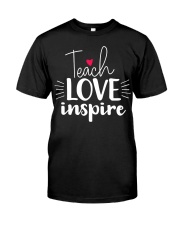 Teacher Teach Love Inspire Classic T-Shirt tile