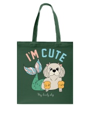Bulldog Dog I'm Cute My Lovely Dog Tote Bag tile
