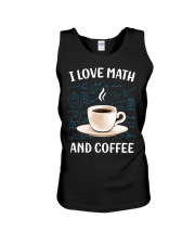 Coffee I Love Math And Coffee Unisex Tank tile