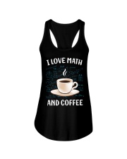 Coffee I Love Math And Coffee Ladies Flowy Tank tile