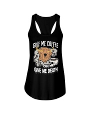 Coffee Give Me Coffee Or Give Me Death 7 Ladies Flowy Tank tile
