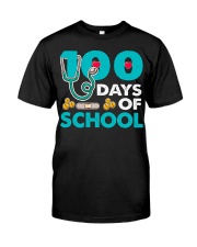 Nurse 100 Days Of School Classic T-Shirt tile