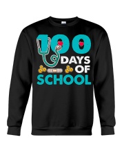 Nurse 100 Days Of School Crewneck Sweatshirt tile