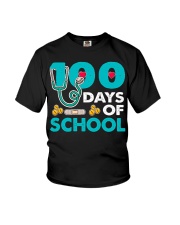 Nurse 100 Days Of School Youth T-Shirt tile